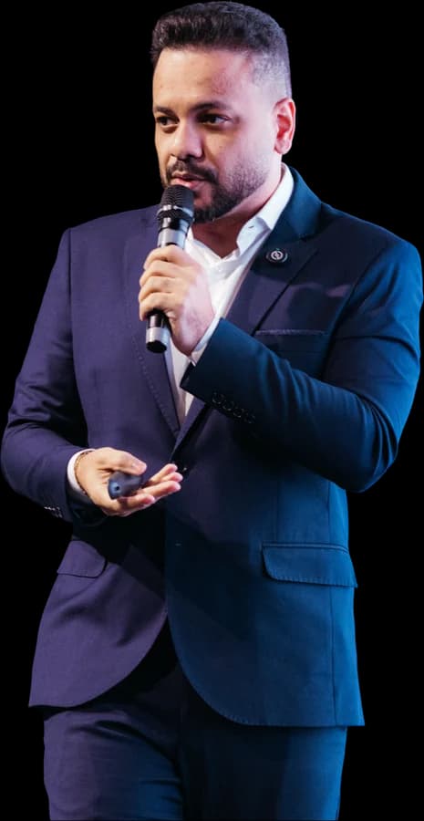 Retrato oficial de Anderlan Oliveira para imprensa e eventos